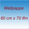 Wellpappe 60 cm x 70 lfm